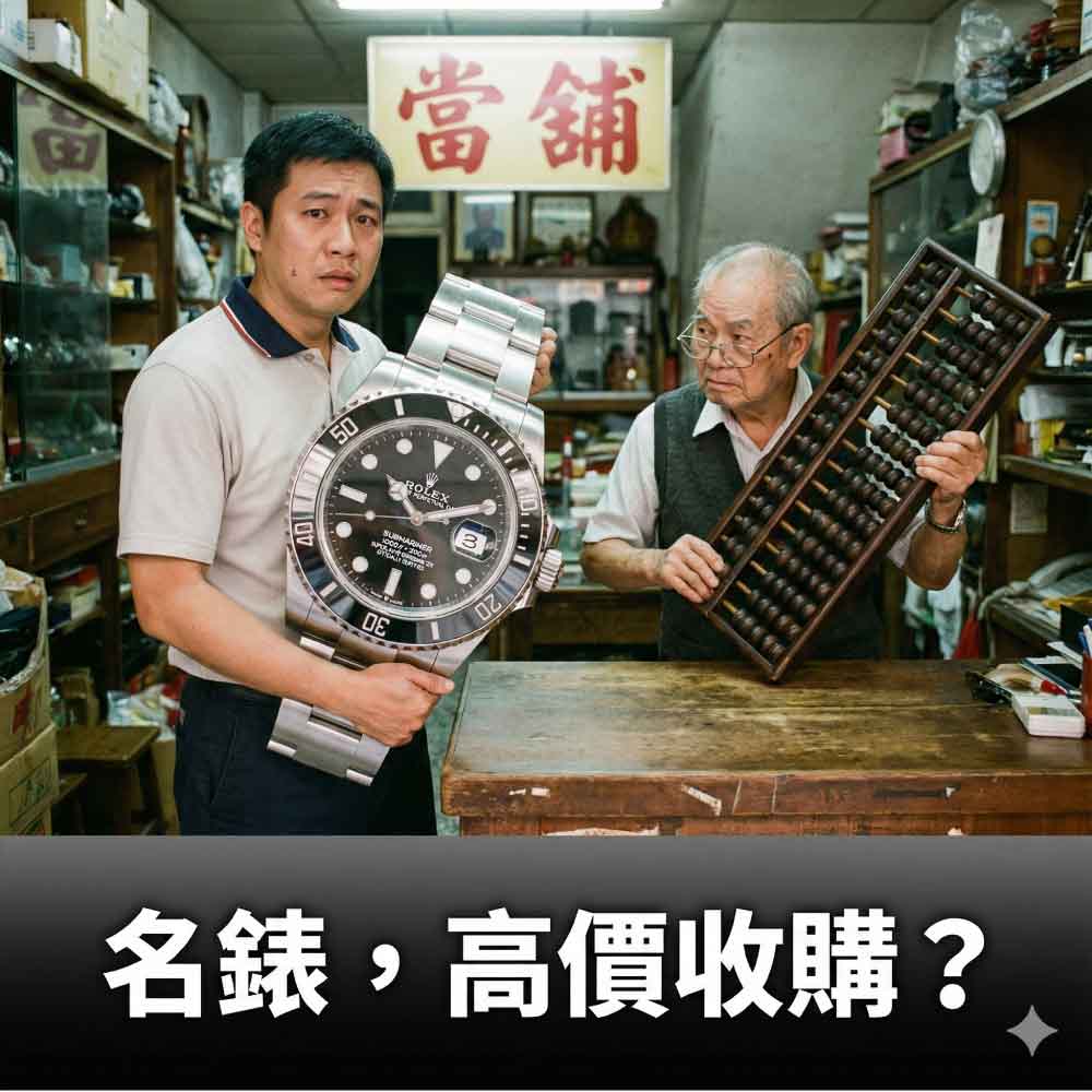 勞力士等級的名錶，當舖會高價收購嗎?
