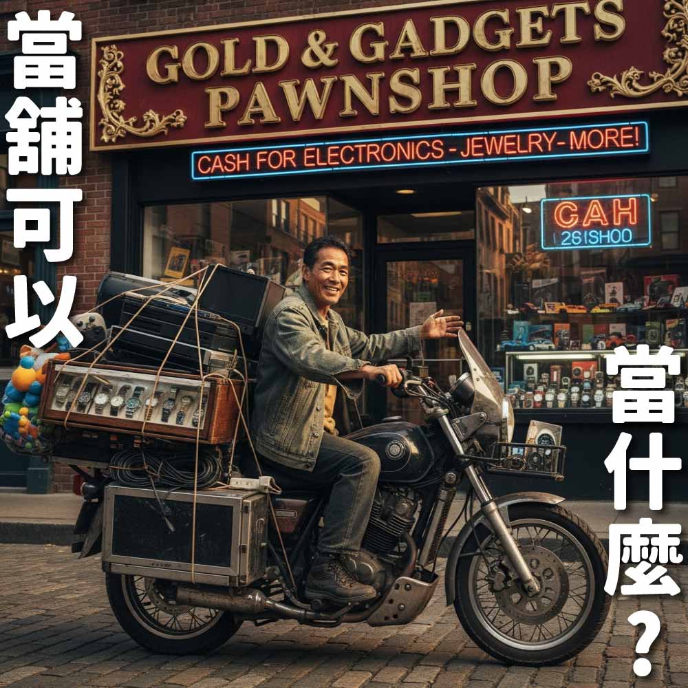 當舖規則FAQ-1:當舖可以當什麼?