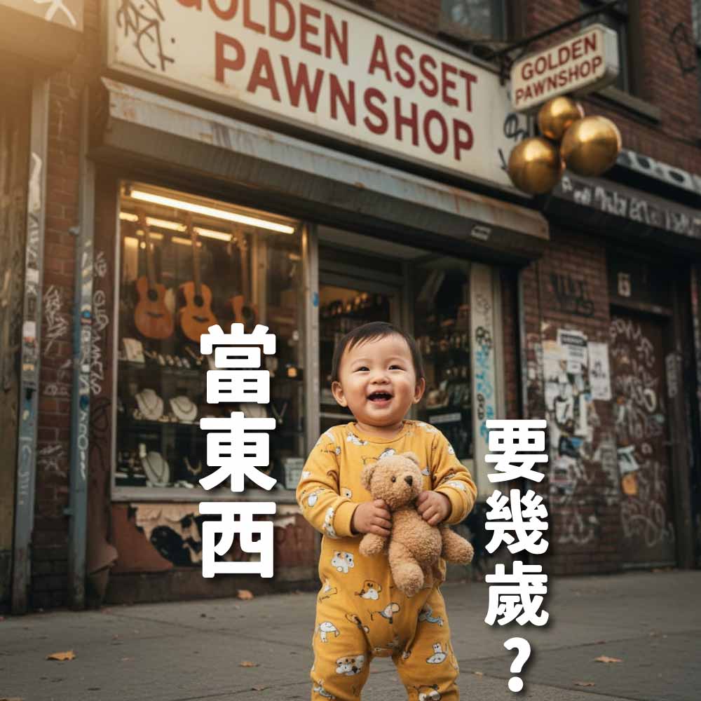 當舖規則FAQ-2:當舖當東西要幾歲?