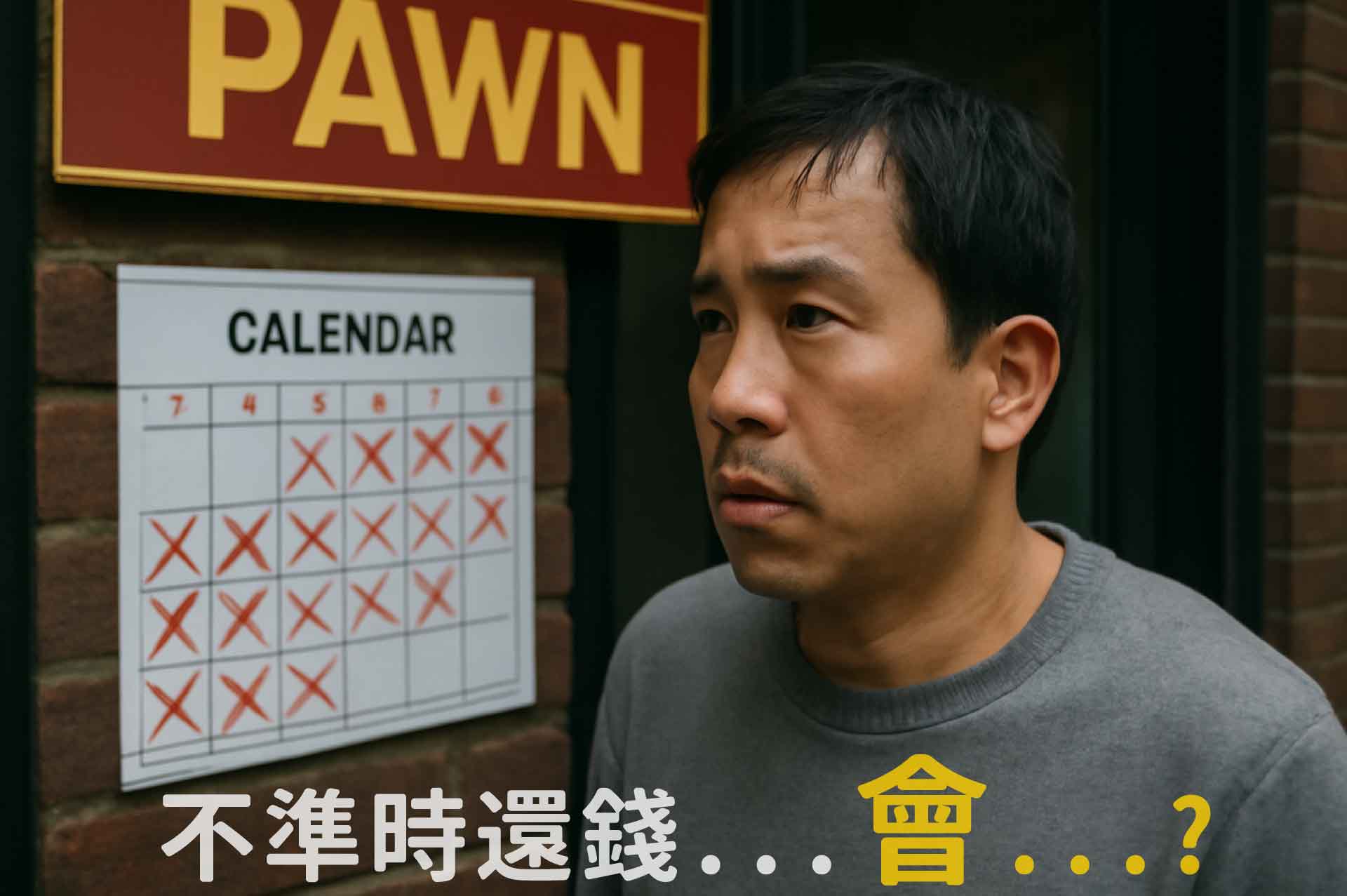 當舖沒還錢不準時還錢，會怎麼樣?