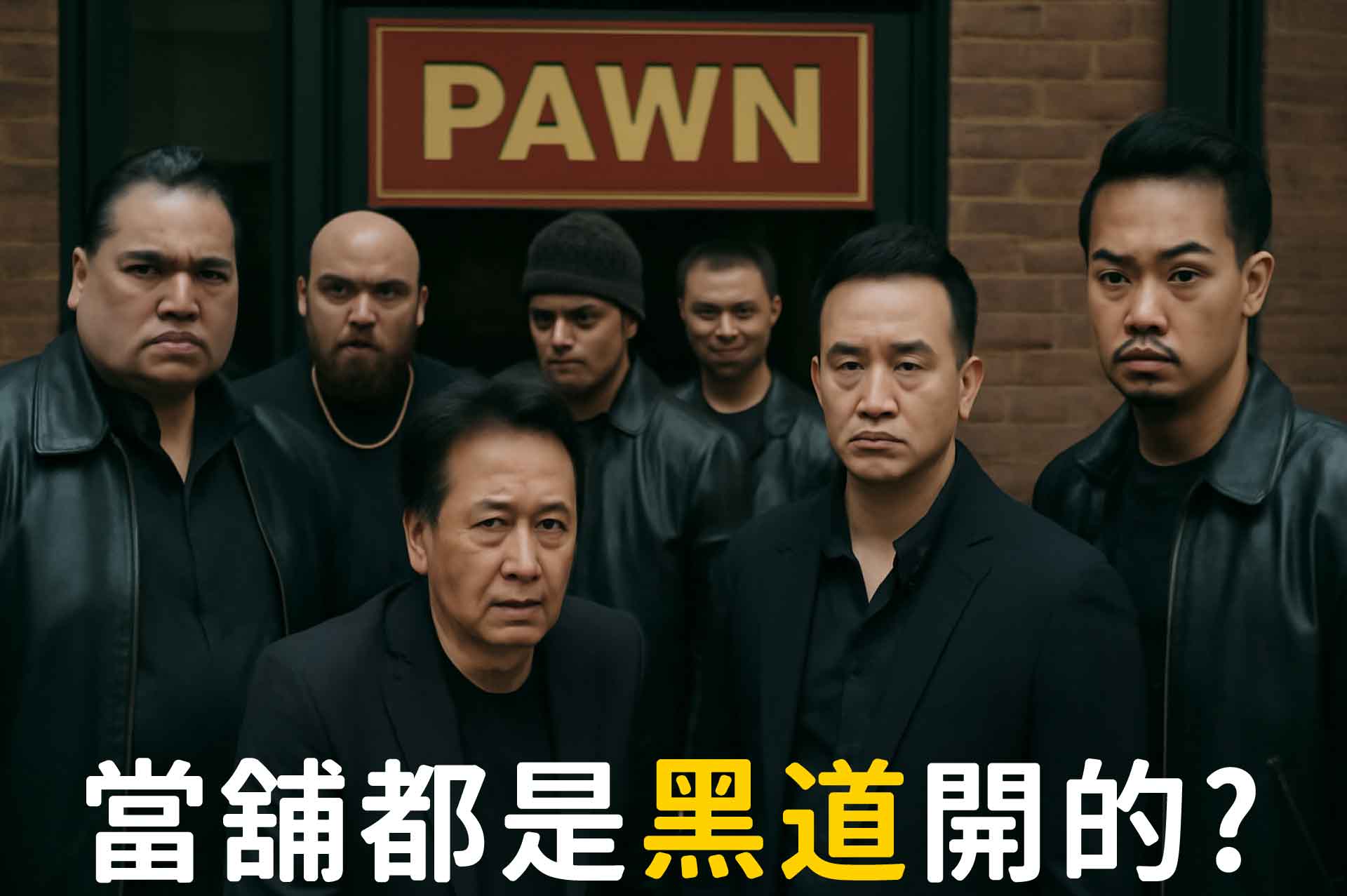 當舖都是黑道開的嗎?