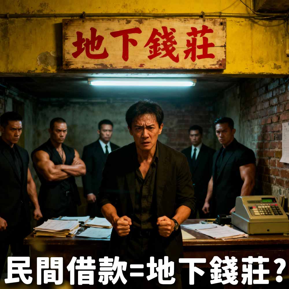 民間借款貸款是地下錢莊嗎?
