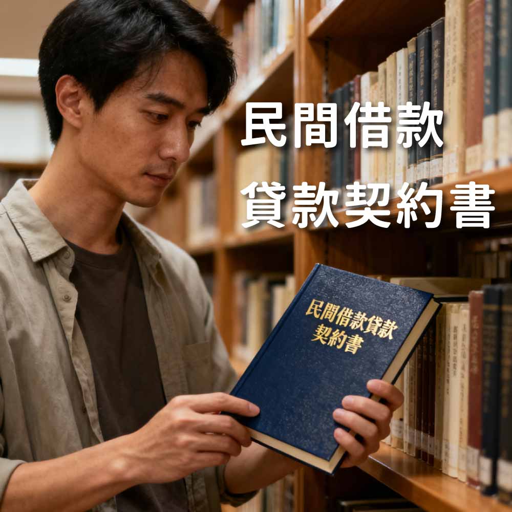 民間借款貸款契約書